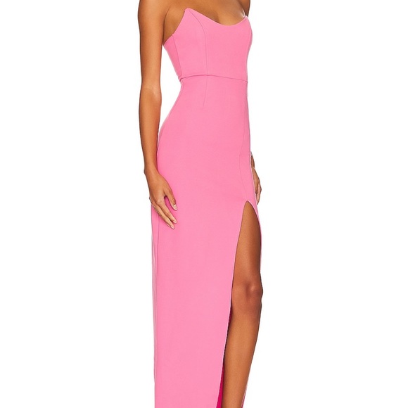 Long pink dress - Superdown - Picture 2 of 3